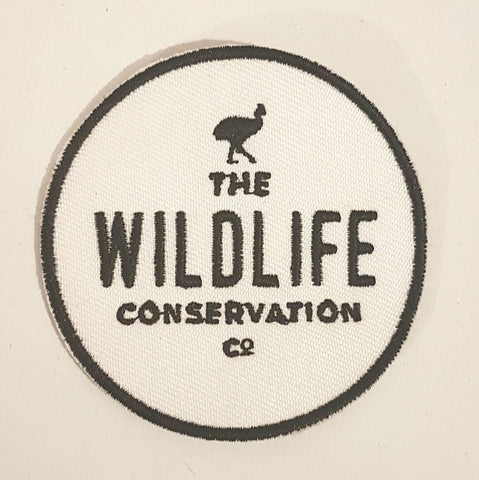 Organic Cotton 3" Patch  | Wildlife Conservation Co | Helps Endangered Species