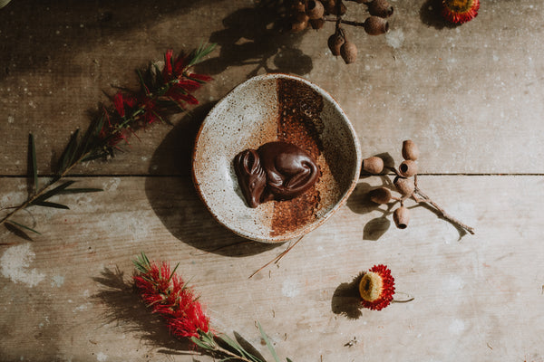 Organic Easter Bilby Chocolates (Raw) | 6 Individually Wrapped Bilbies | Fair Trade, Raw Cacao, Ethical, Australian Honey | Helps Bilbies