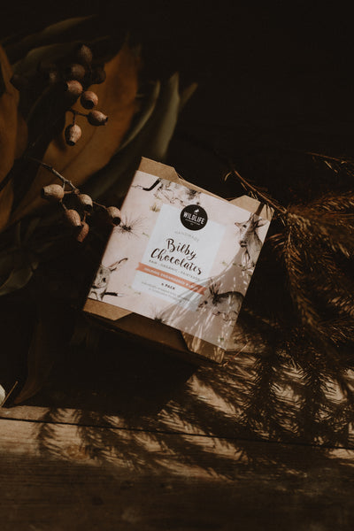 Organic Easter Bilby Chocolates (Raw) | 6 Individually Wrapped Bilbies | Fair Trade, Raw Cacao, Ethical, Australian Honey | Helps Bilbies